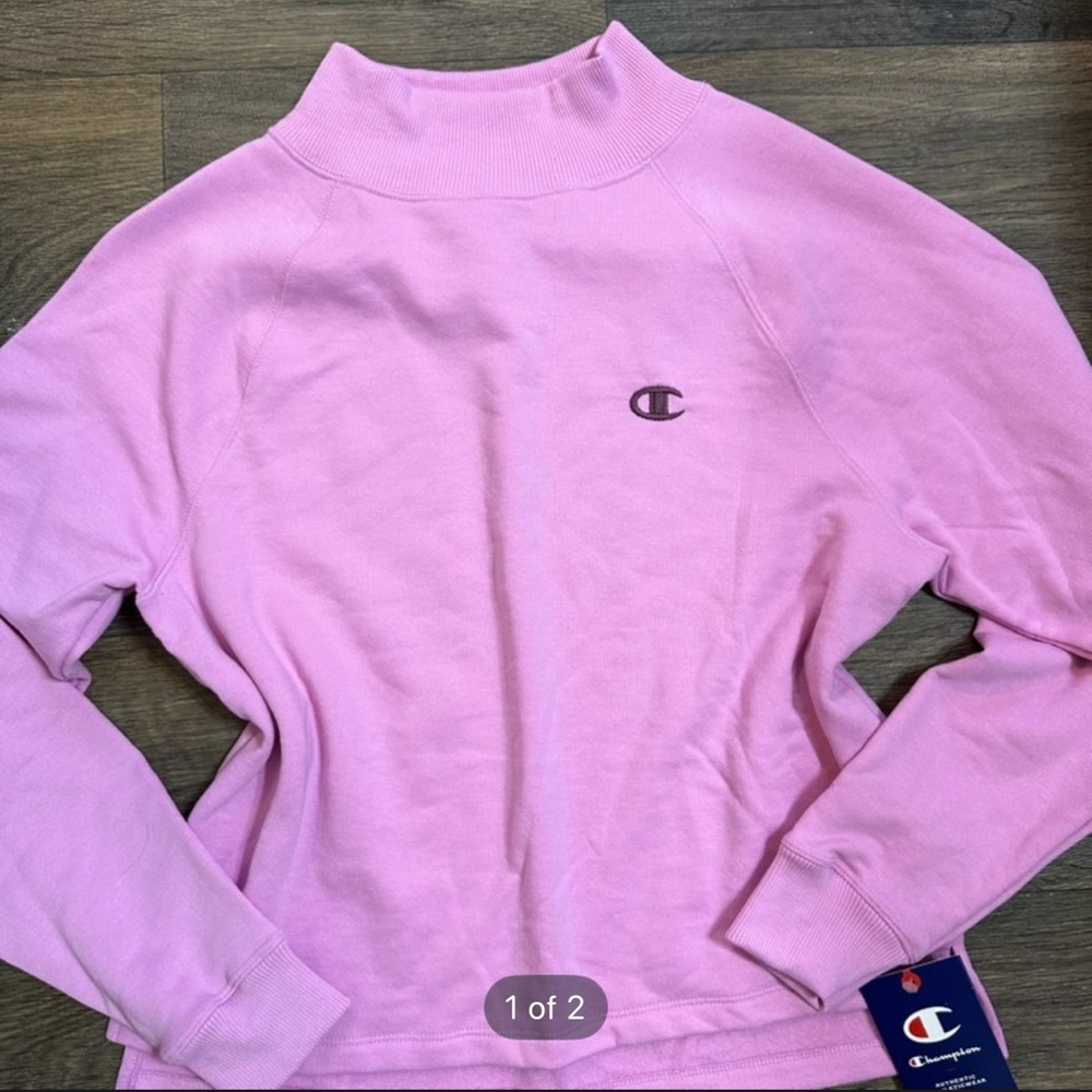 Pink champion pullover